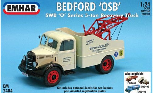 Bedford 'OSB' SWB 'O' Series 5-ton Recovery Truck Model Kit