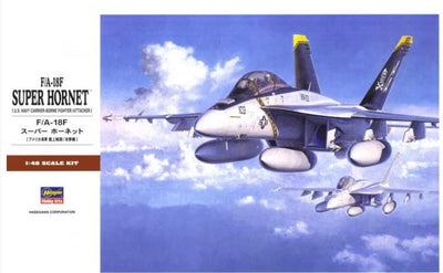 F/A-18F Super Hornet U.S. Navy Carrier-Borne Fighter/Attacker (Hasegawa)