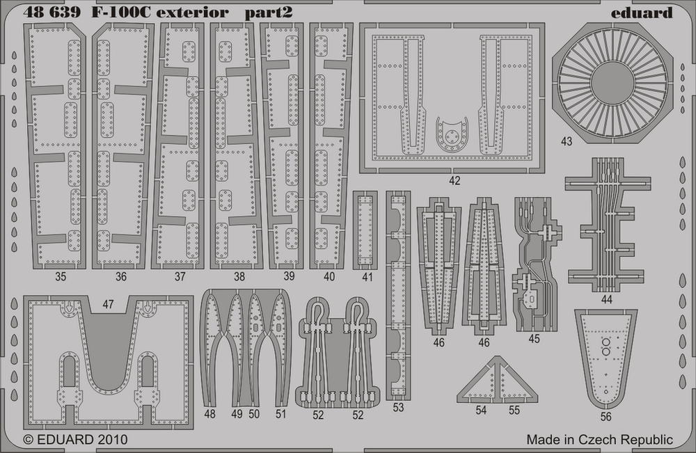 F-100C Exterior for Trumpeter Kit (Eduard)