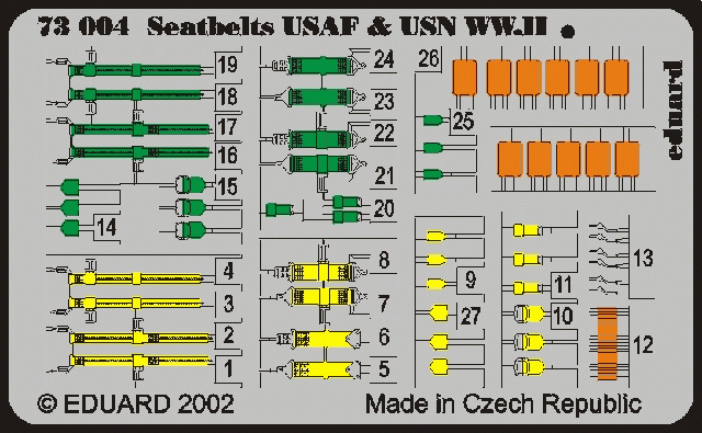 Seatbelts USAF & USN WW2 (Eduard)