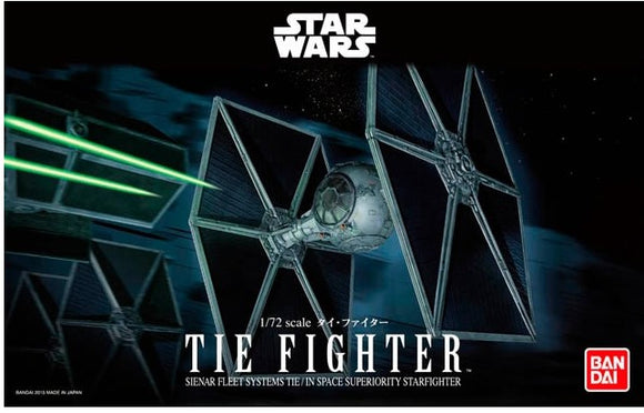 Star Wars Tie Fighter - Sienar Fleet Systems Tie / In Space Superiority Starfighter (Bandai)