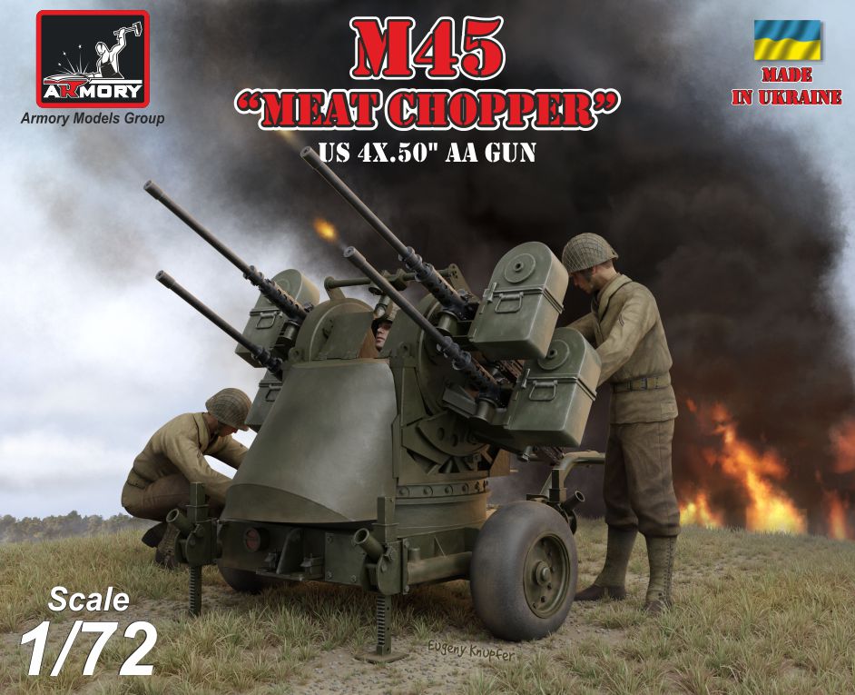 M45 "Meat Chopper" US 4X.50" AA Gun