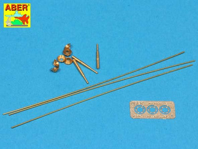 Set of Aerials for Russian Tanks T-34, T-55, T62, T-72 and other AFV
