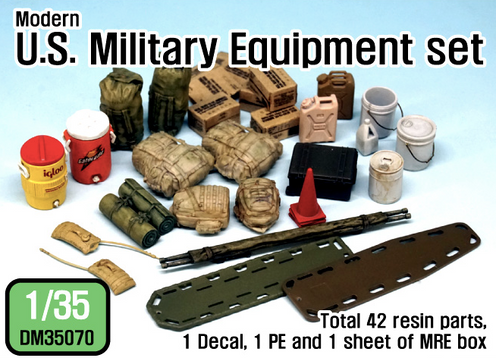 Modern U.S. Military Equipment Set