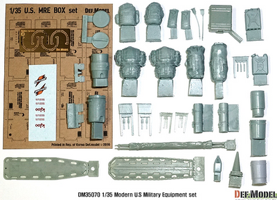 Modern U.S. Military Equipment Set
