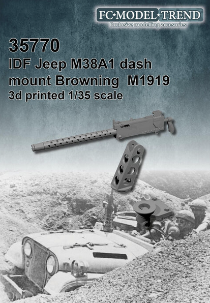 Jeep M38A1 Dash Mount Browning M1919 Machine Gun