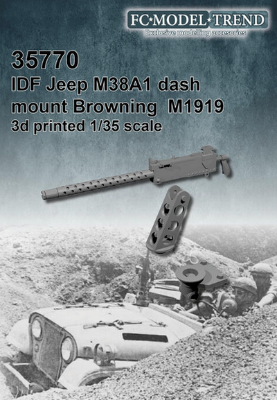 Jeep M38A1 Dash Mount Browning M1919 Machine Gun