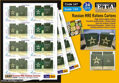 Russian MRE Rations Cartons (1/24)
