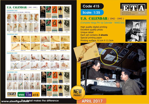 U.S. Playboy Calendar (1942-1945)