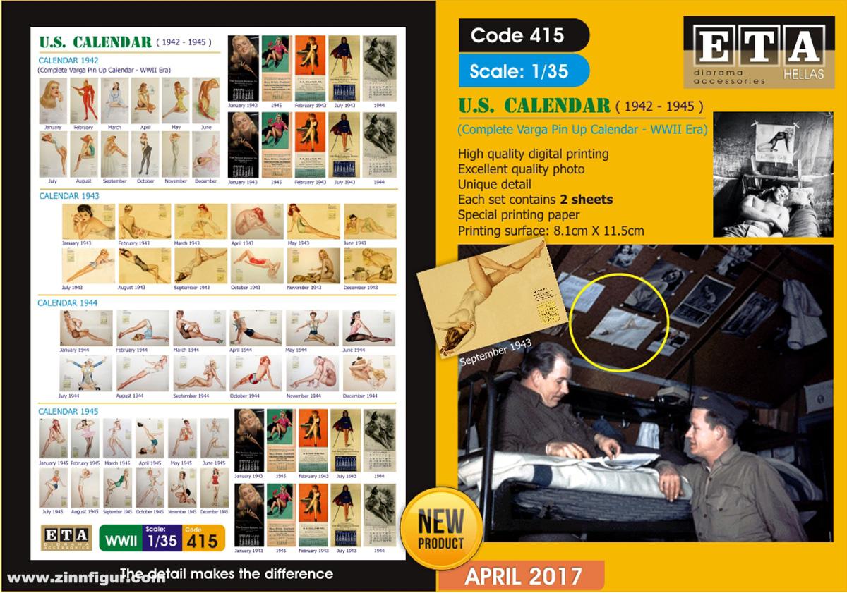 U.S. Playboy Calendar (1942-1945)