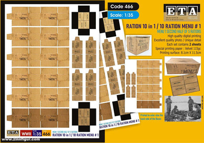 Ration 10 in 1 / 10 Ration Menu #1