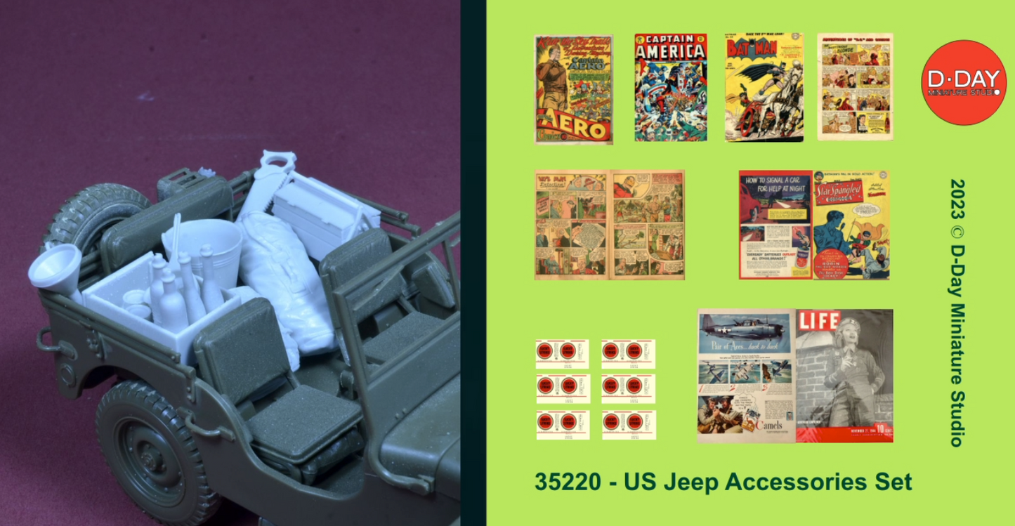 WWII US Jeep Accessories