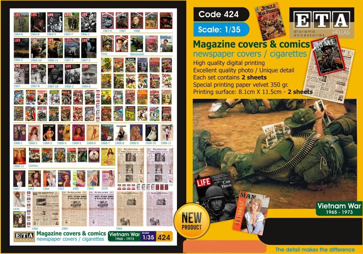 Vietnam - US Magazine/Newspapers Covers & Comics