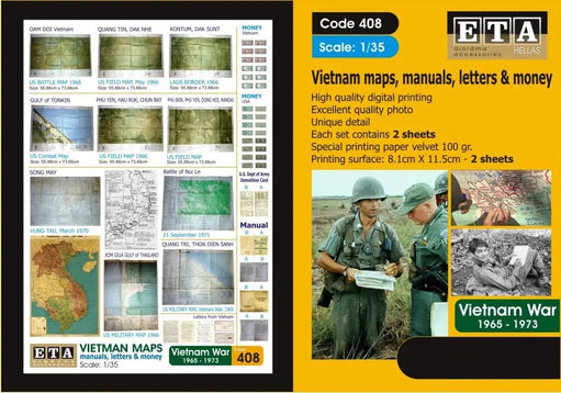 Vietnam - Maps, Manuals, Letters and Money