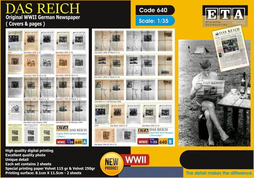 Original German WWII Newspapers - Das Reich