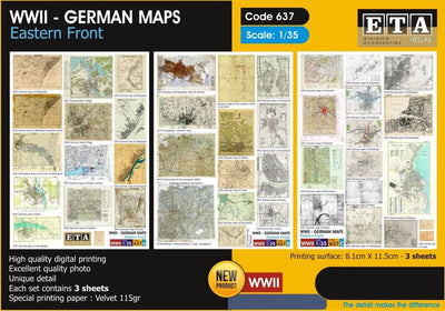 WWII German Maps - Eastern Front