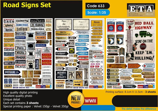 Road Signs Set (WWII)