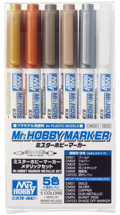 Mr. Hobby Marker Metallic Set