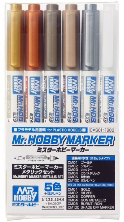 Mr. Hobby Marker Metallic Set