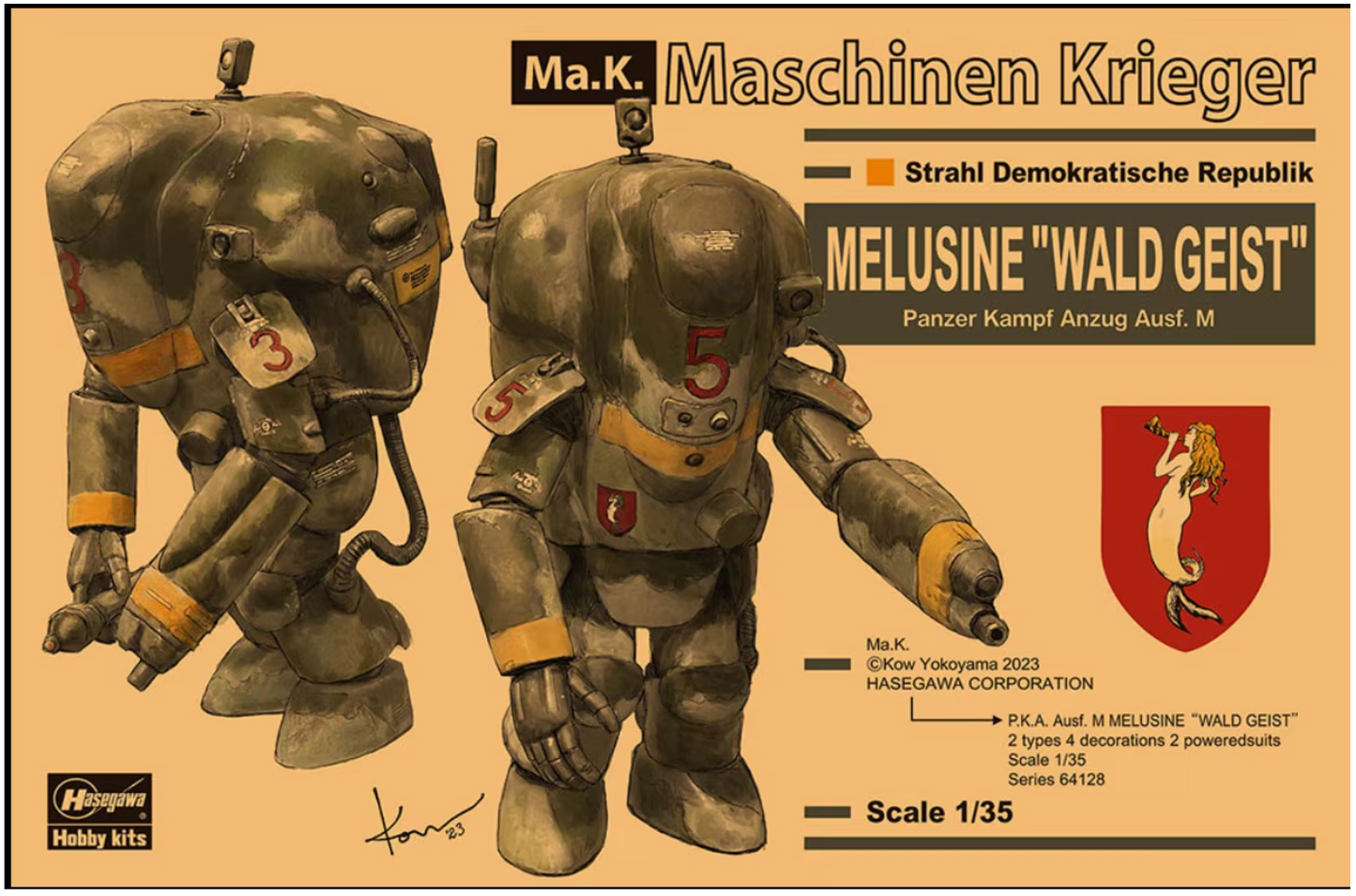 Maschinen Krieger Melusine “Waldgeist” Panzer Kampf Anzug Ausf M