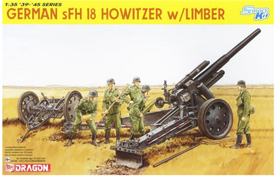 German sFH 18 Howitzer w/Limber
