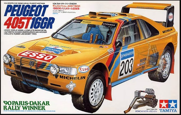 Peugeot 405 T16GR '90 Paris-Dakar Rally Winner (Tamiya)