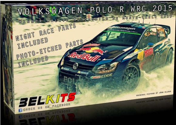 Volkswagen Polo R WRC 2015 Winner Rallye Automobile de Monte-Carlo 2015 (Belkits)