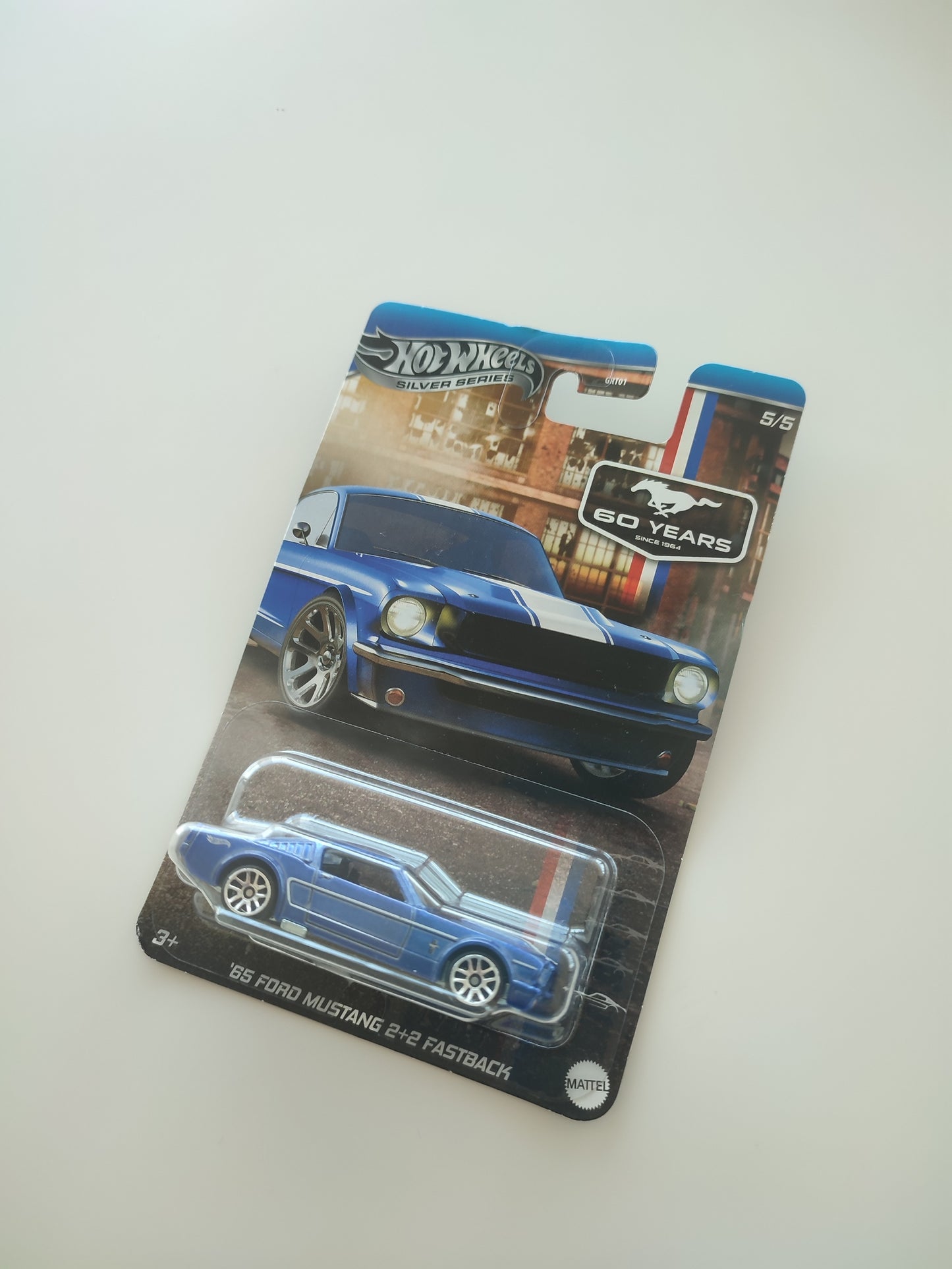 Hot Wheels Silver Series '65 Ford Mustang 2+2 Fastback "CHASE" - Hasarlı