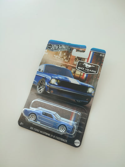 Hot Wheels Silver Series '65 Ford Mustang 2+2 Fastback "CHASE" - Hasarlı
