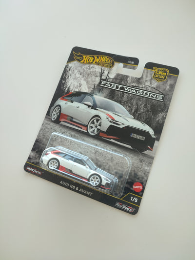 Hot Wheels Premium/Car Culture Fast Wagons Audi RS 6 Avant (Ürün Detayını Okuyunuz)