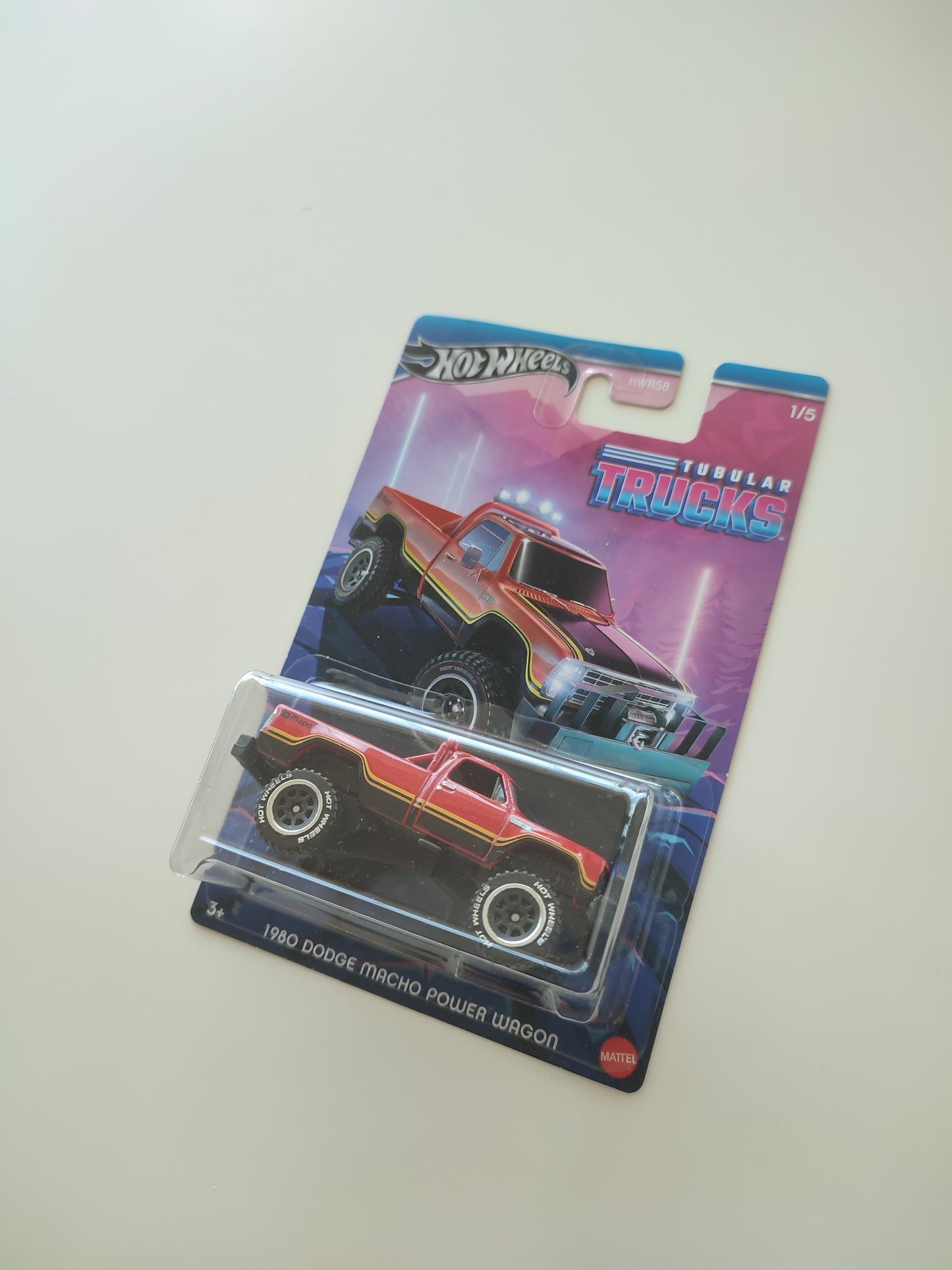 Hot Wheels Tubular Trucks 1980 Dodge Macho Power Wagon