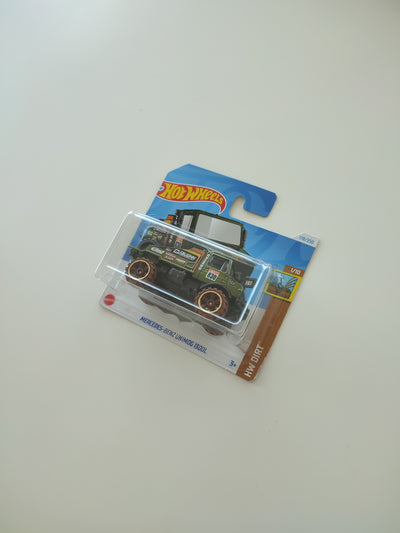 Hot Wheels Regular - Mercedes-Benz Unimog 1300L (178/250, Yeşil)