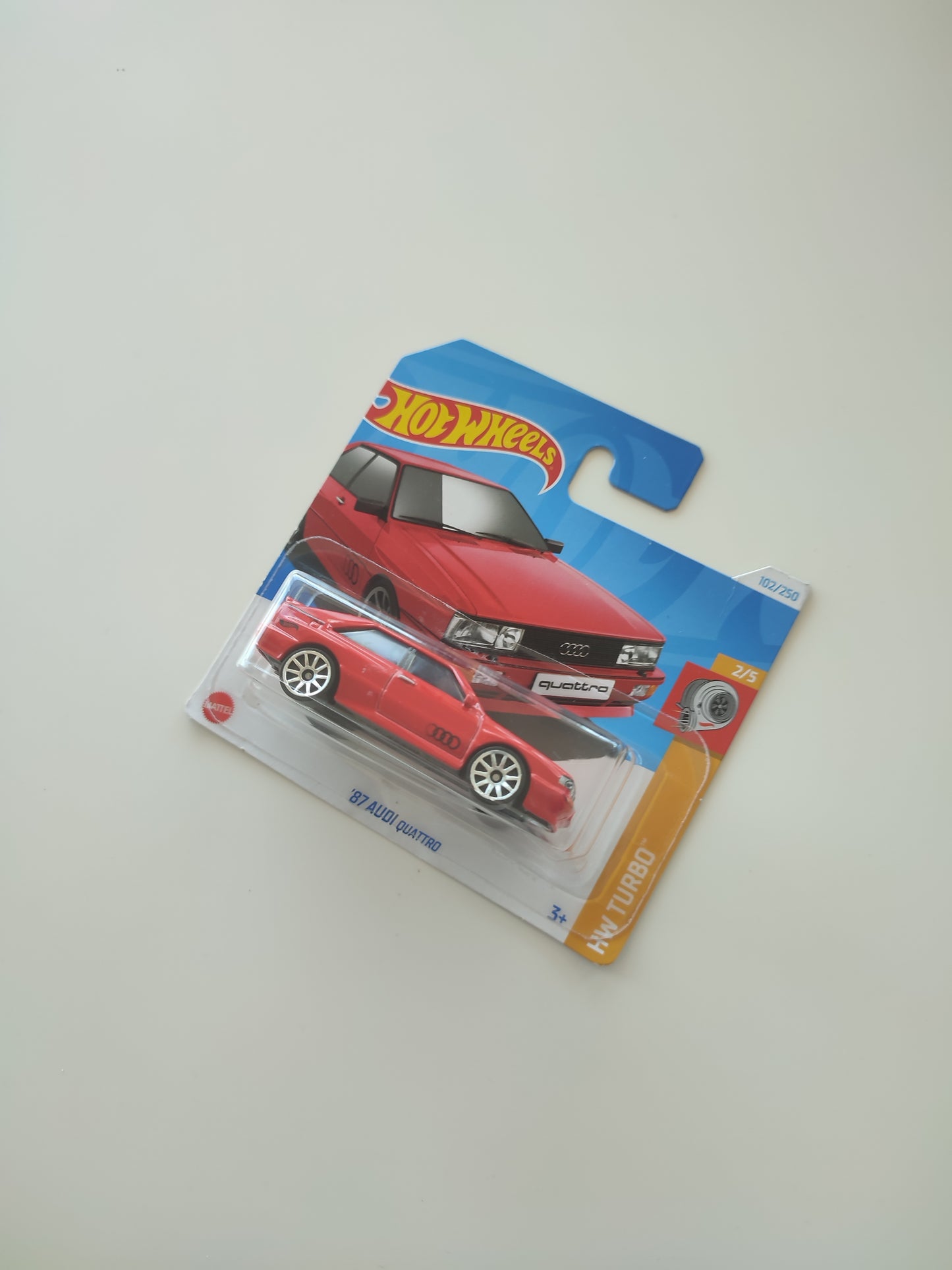 Hot Wheels Regular - '87 Audi Quattro (102/250, Kırmızı)