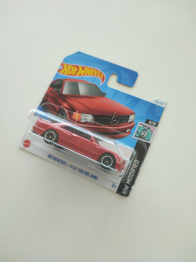 Hot Wheels Regular - '89 Mercedes-Benz 560 SEC AMG (82/250, Kırmızı)