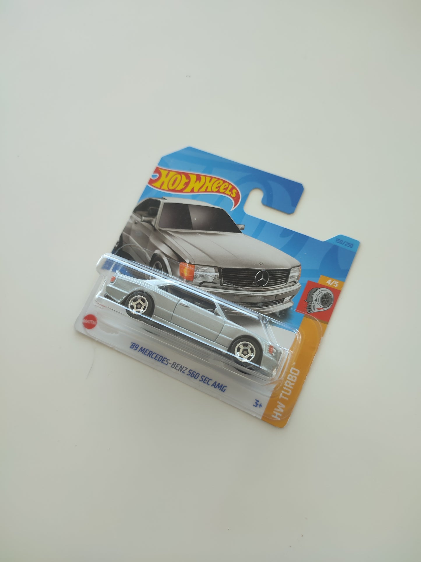 Hot Wheels Regular - '89 Mercedes-Benz 560 SEC AMG (150/250, Gri)