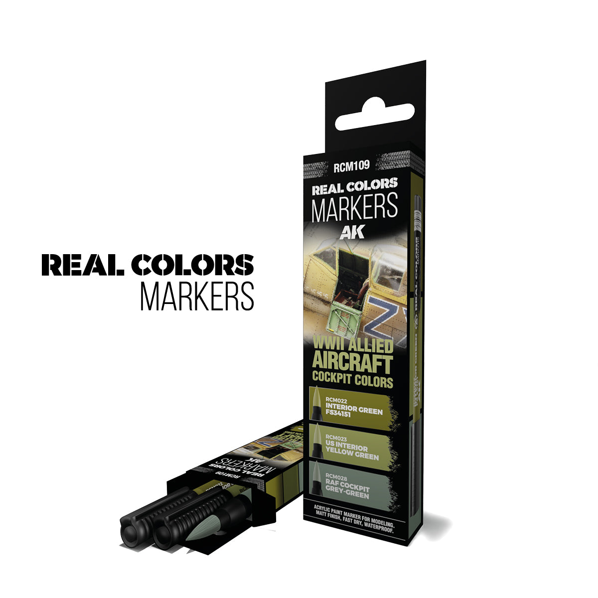 RC Marker Set - WWII Allied Aircraft Cockpit Colors