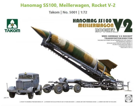 Hanomag SS 100 with Meillerwagen & V-2 Rocket (Takom)