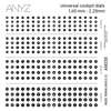 Universal Cockpit Dials 1.60mm-2.20mm
