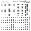 Universal Placards & Symbols (Chrome) Scale Independent