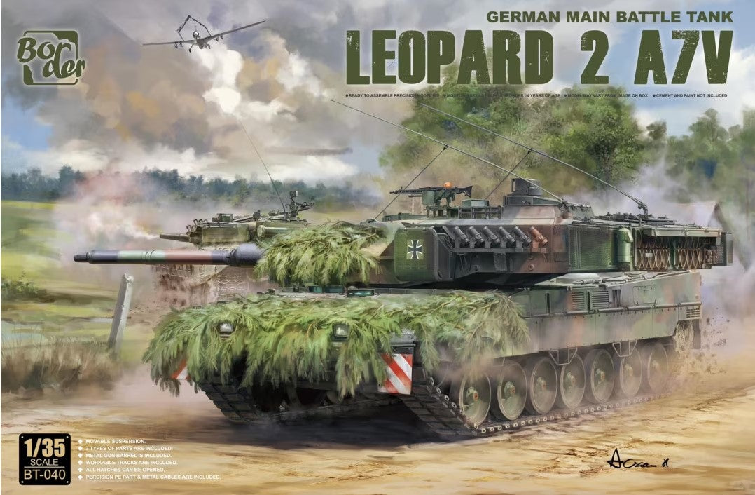 Leopard 2 A7V German Main Battle Tank