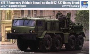 KET-T Recovery Vehicle Based on MAZ-537 Heavy Truck