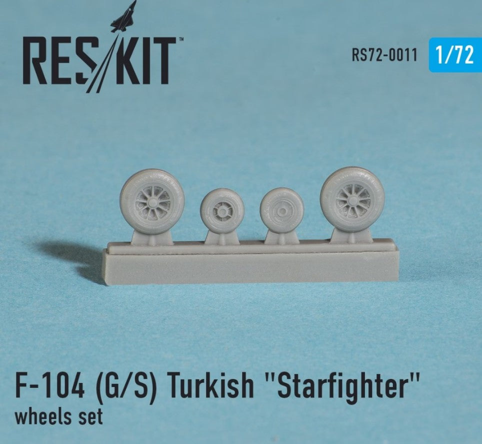 Lockheed F-104 (G/S) Turkish "Starfighter" wheels set