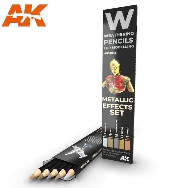 Watercolor Pencil Set Metallics (AK Interactive)