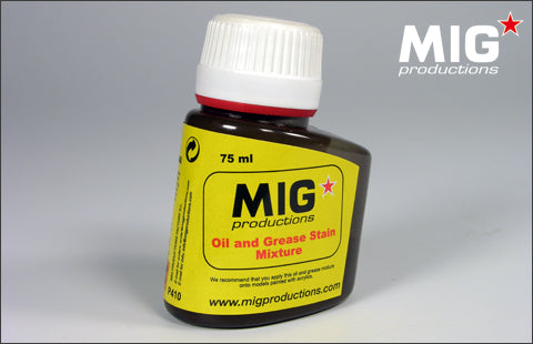 Oil and Grease Stain Mixture - 75ml (Mig Productions) – Armored Track Model