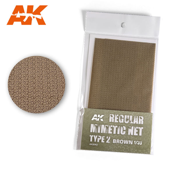 Camouflage Net Brown Type 2 (AK Interactive)