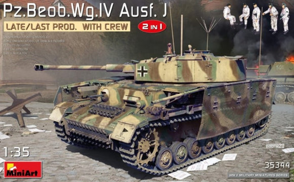 Pz.Beob. Wg.IV Ausf. J Late/Last Prod. 2 in 1 w/Crew (MiniArt)