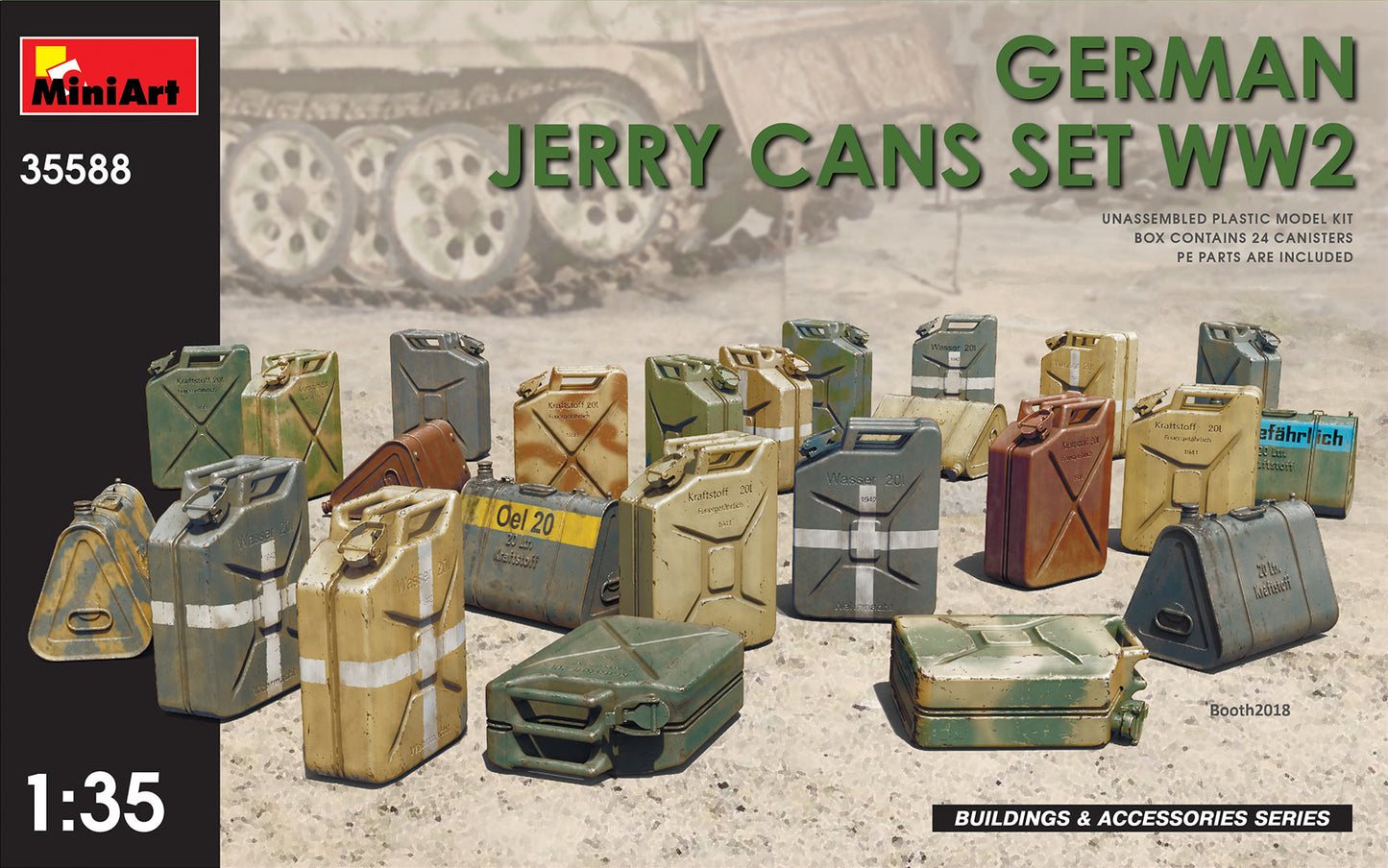 German Jerry Cans Set WW2