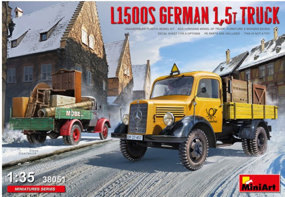 Mercedes-Benz L1500S German 1.5t Truck (MiniArt)