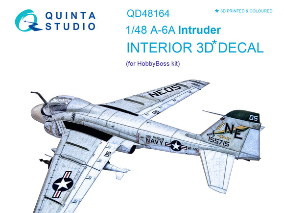 A-6A Intruder Interior 3D Decal (Quinta Modelling Studio)