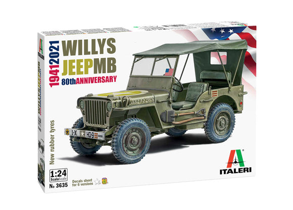 Willys Jeep MB 80th Anniversary 1941-2021 (Italeri)